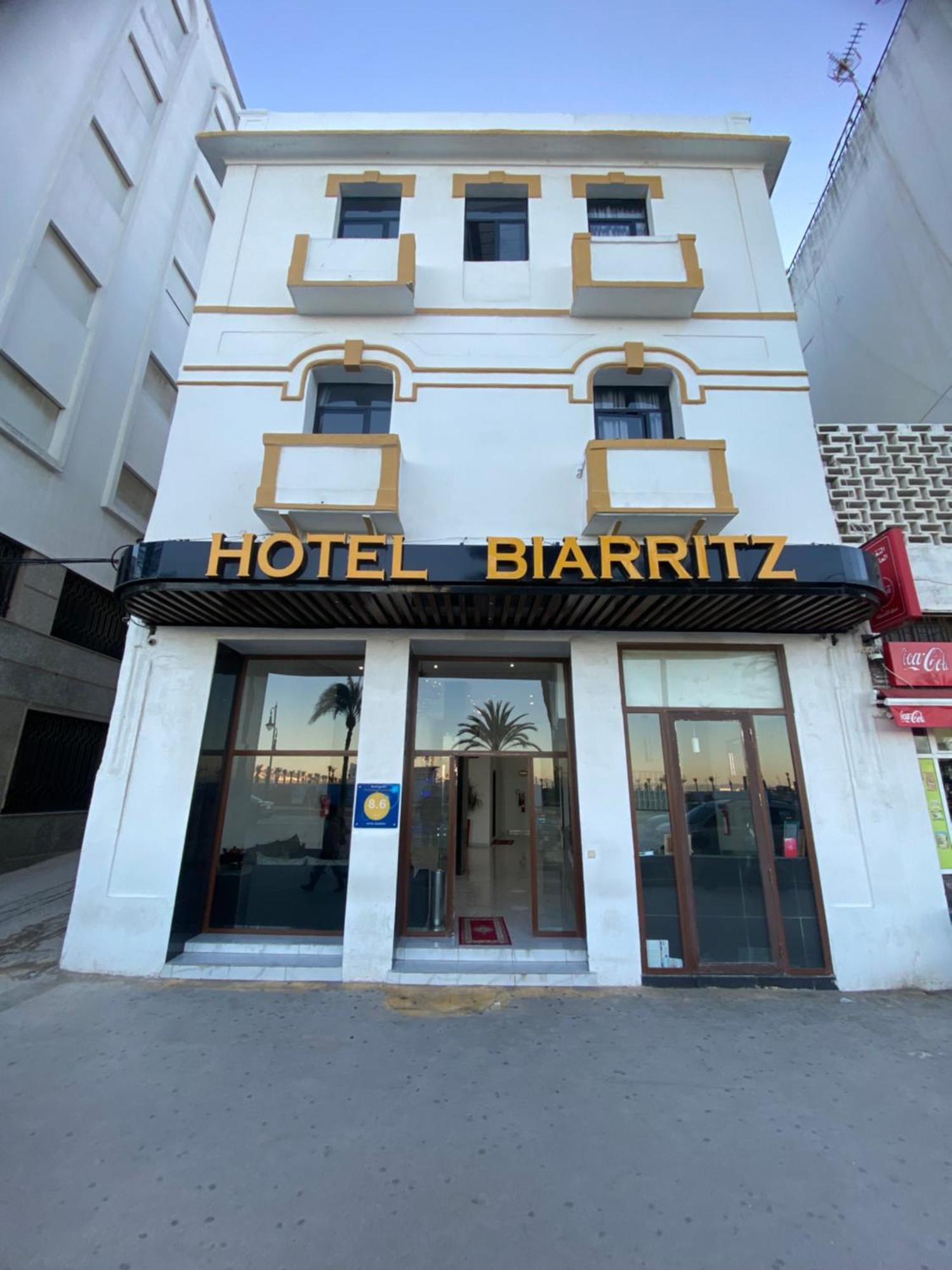 Hotel Biarritz Tánger Exterior foto